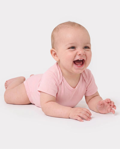 Bamboo Baby Boy/Girl Casual Romper Pink