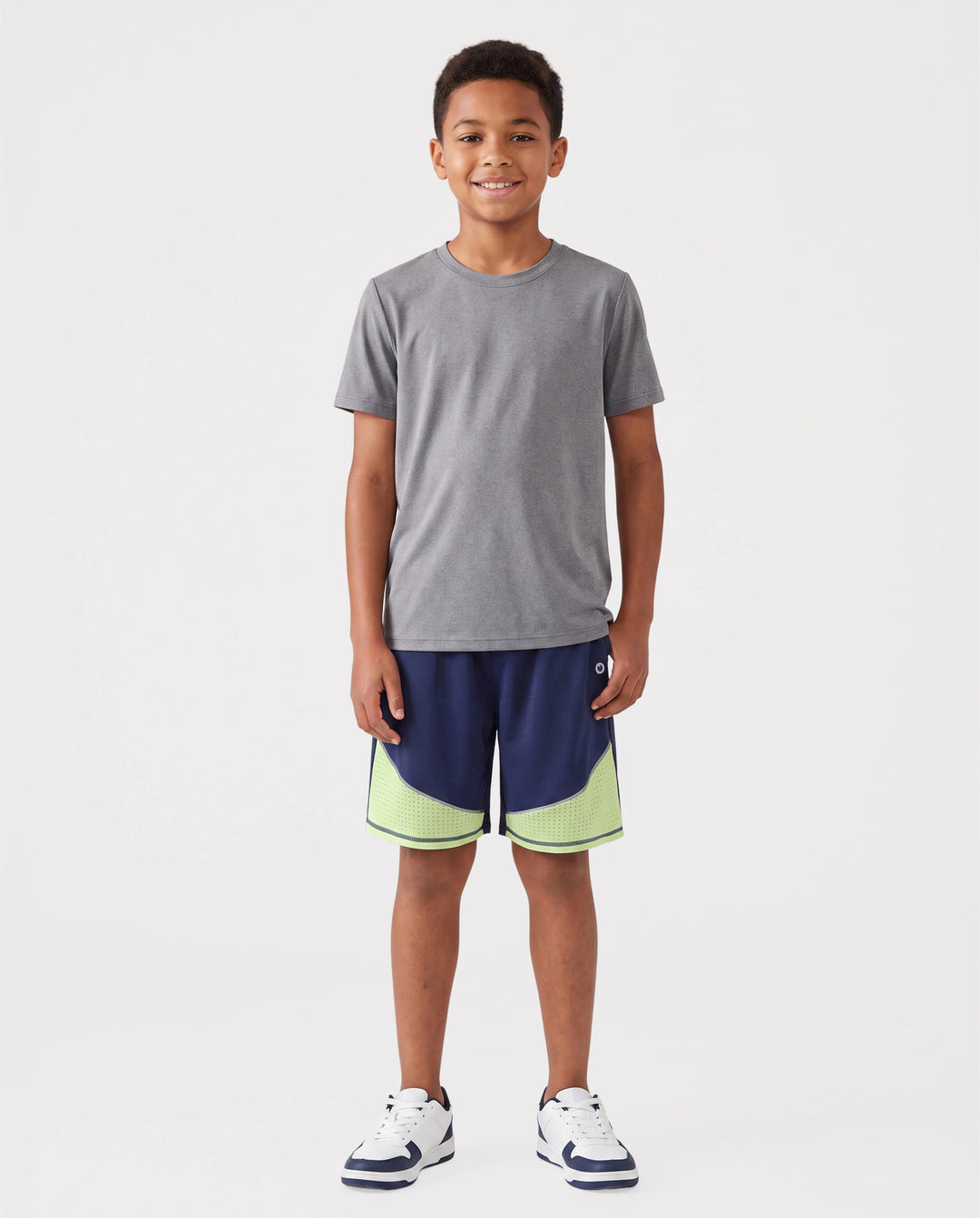PatPat Rapidair activewear Kid Boy Athletic Quick-Dry Breathable Shorts with Pockets Deep Blue