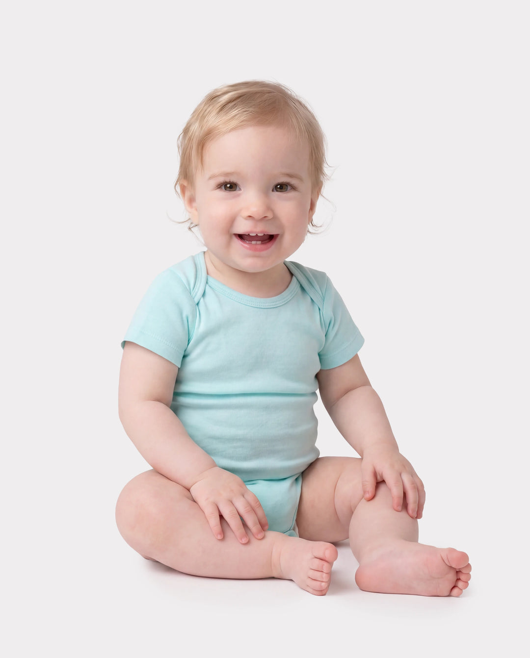 Lot de 3 barboteuses en lyocell de couleur unie pour bébé garçon/fille, rose