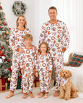 PatPat Matching Family Christmas Pajamas Mug & Snowman Print Khaki