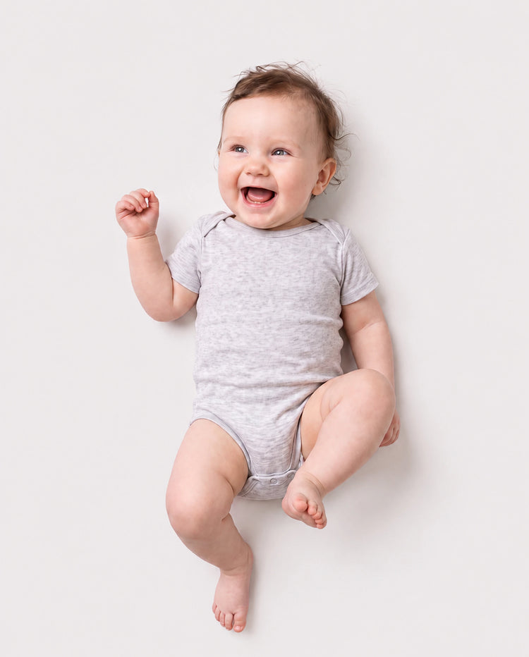 Bamboo Baby Boy/Girl Casual Romper Grey