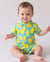 Fresh Market Baby Boy Lemon Shirt & Shorts Set Turquoise