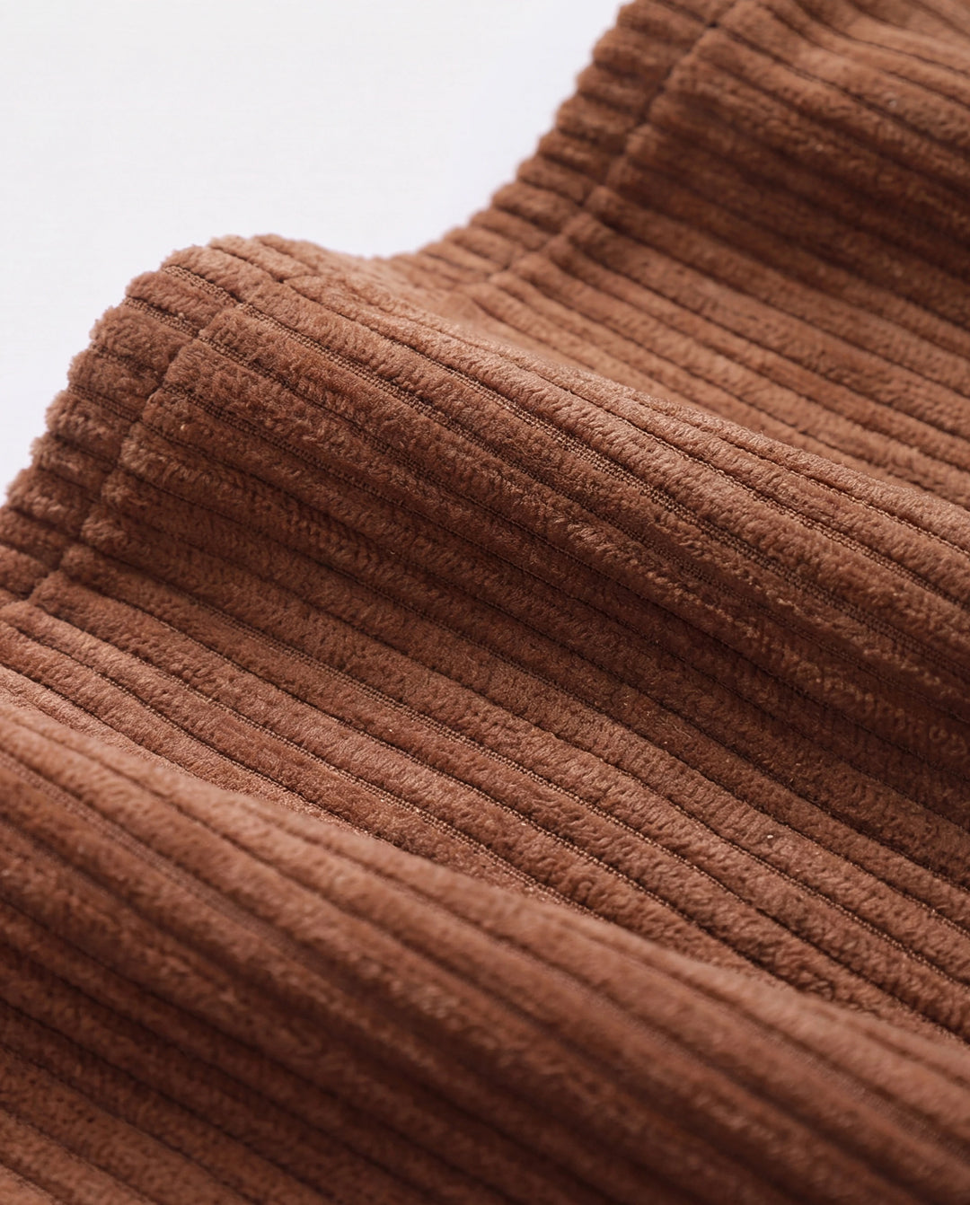 Ensemble 2 pièces pour bébé fille, haut à manches longues en dentelle et robe à ceinture, couleur unie, marron