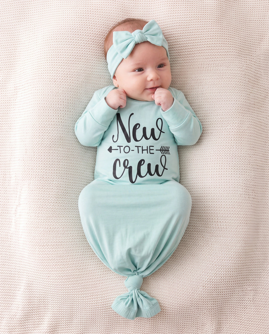 Saco de dormir de bambú para bebé/niña, bata infantil con diadema, color verde claro