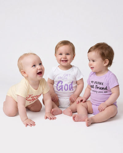 Bamboo 5-Pack Baby Boy/Girl Casual Romper Pink