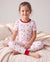 Pyjama de Noël/Halloween pour tout-petits/enfants Ensemble de pyjama 3 pièces en bambou Look 2 en 1 pour 4 saisons (ajustement parfait) Rouge