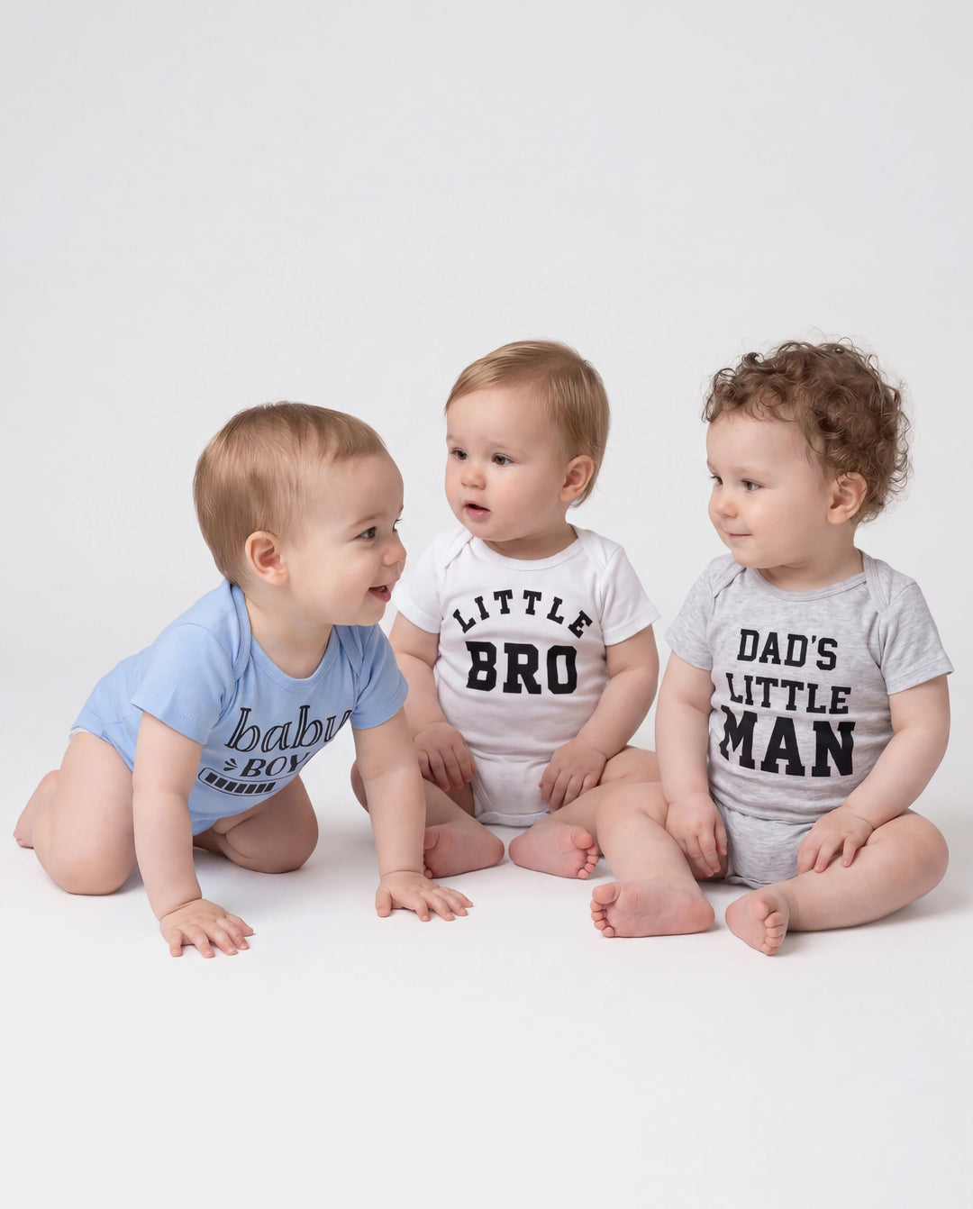 Bamboo 5-Pack Baby Boy/Girl Casual Romper White