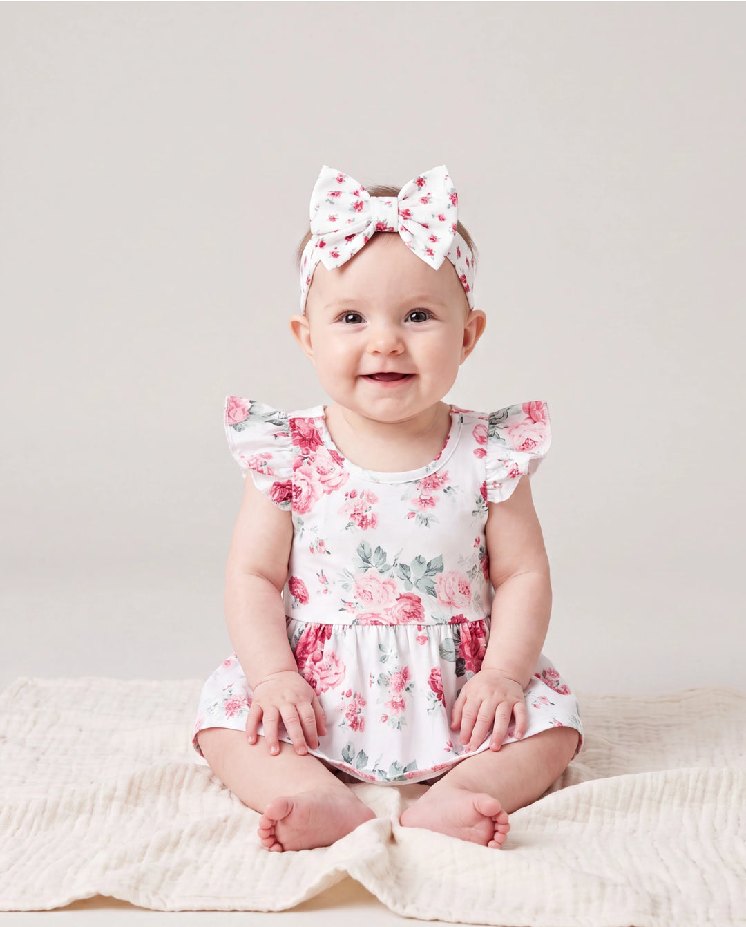 Daddy & Daughter Outfits Set Solid Color Short-sleeve Polo Collar Shirt or Flower Print Hollow out Dress Pink