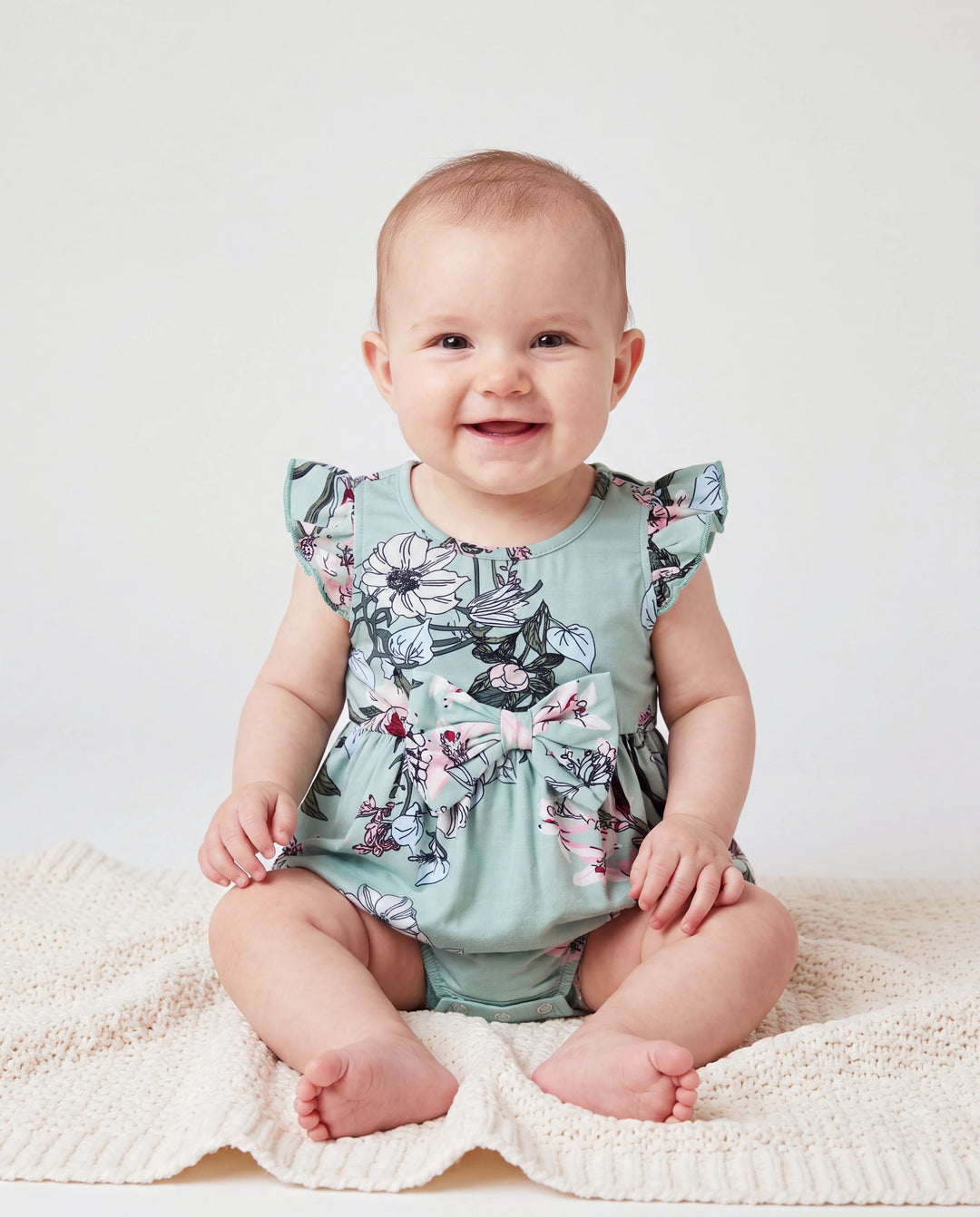 Conjuntos Mamá y Yo Camisa Polo a Rayas Verde o Vestido con Cinturón y Estampado Floral Verde Claro