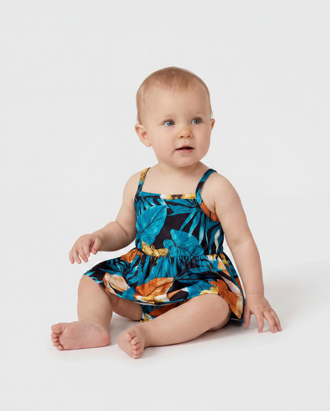 Ensembles assortis pour toute la famille : t-shirt à imprimé floral et robe à bretelles latérales avec cordon de serrage et fronces florales, noir