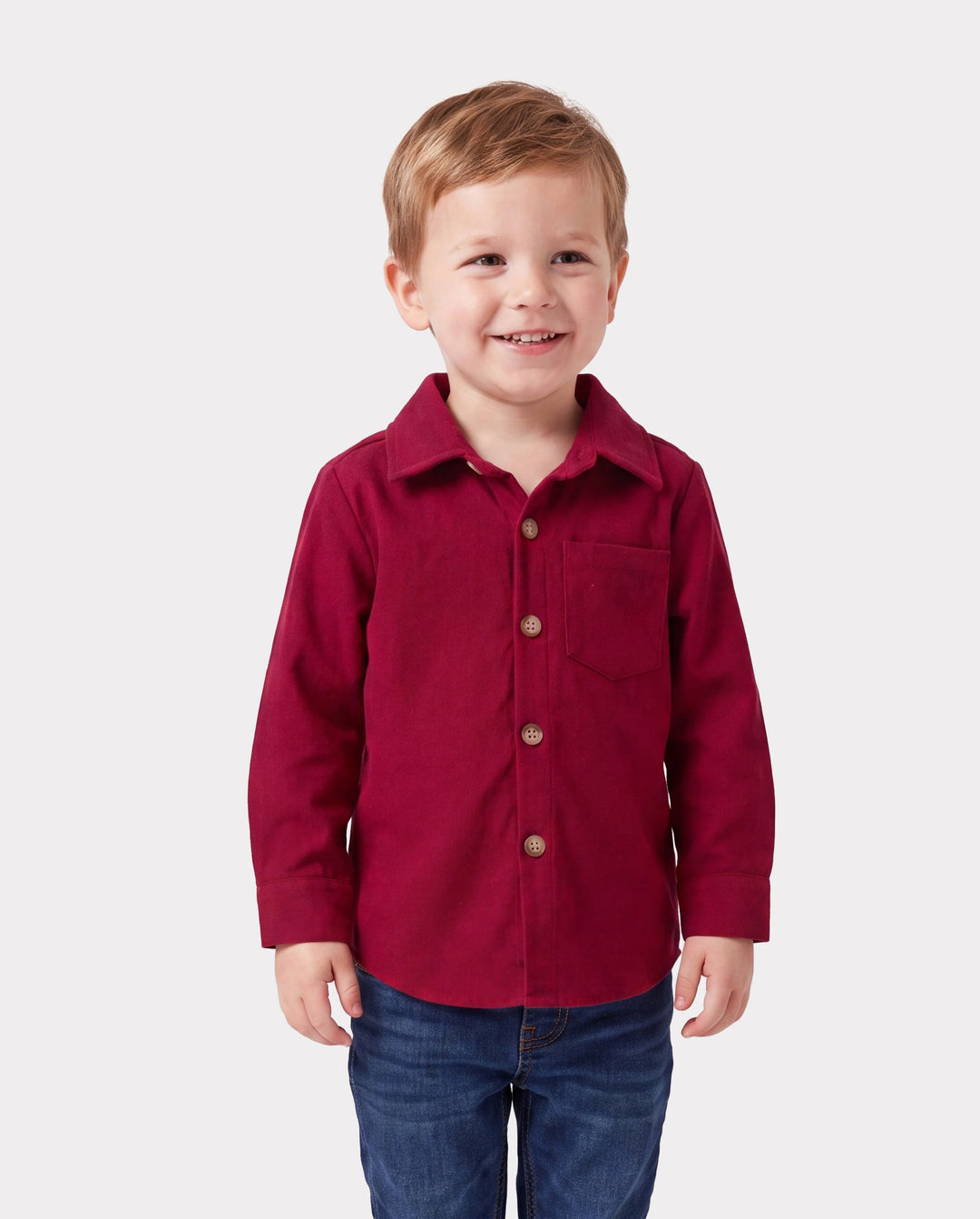 Passendes Familienoutfit-Set Langarmhemd und schulterfreies langärmeliges kariertes Strickkleid mit Spleißen Burgundy