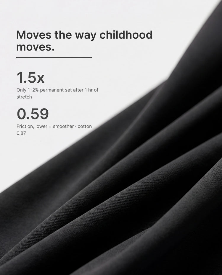 Sportliche ausgestellte Yogahose für Mädchen mit hoher Taille Einfarbige Leggings mit passendem Haargummi schwarz
