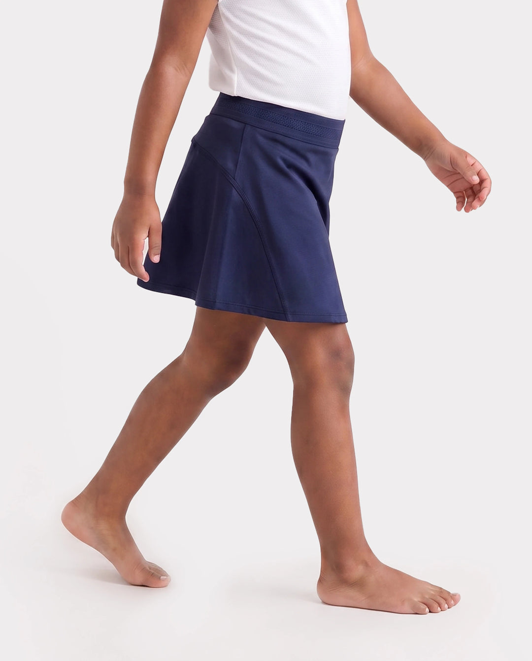 PatPat Rapidair activewear Kid Girl Athletic 2 in 1 Tennis Skort with Pocket Deep Blue
