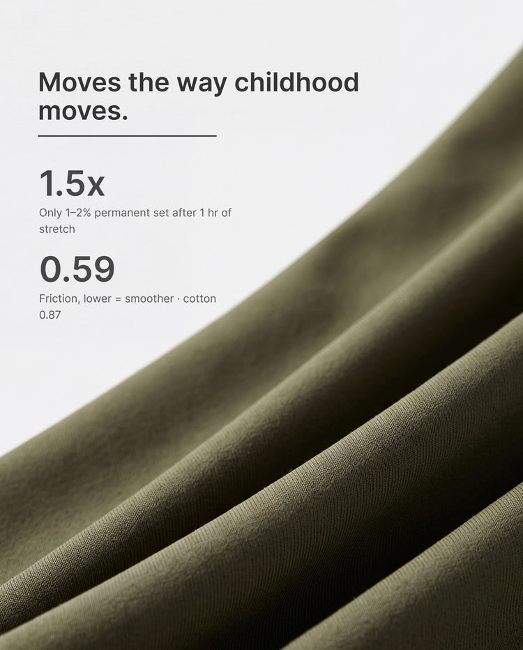 Sportliche ausgestellte Yogahose für Mädchen mit hoher Taille Einfarbige Leggings mit passendem Haargummi Armeegrün