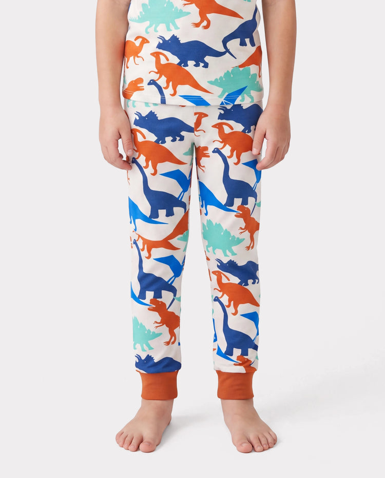 Pijama de bambú de 3 piezas para niños pequeños/niños, Navidad/Halloween, estilo 2 en 1, para las 4 estaciones (ajuste ceñido), color albaricoque