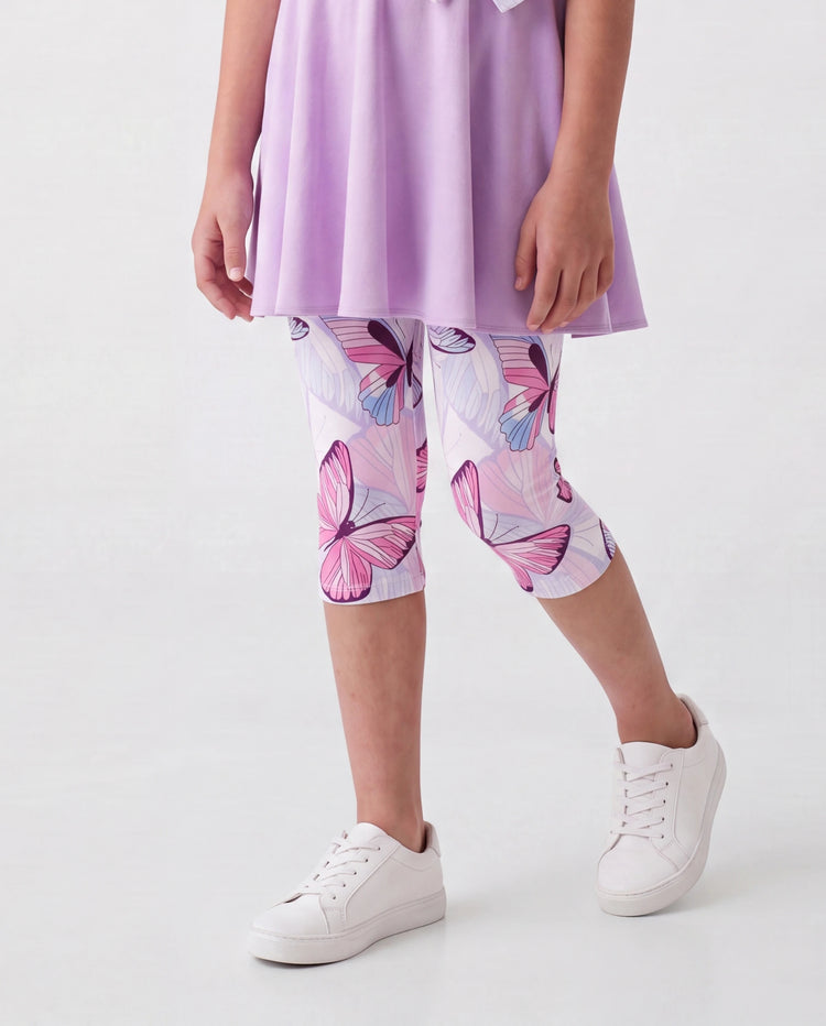 Sweet Girls 2pcs Pflanzen und Blumen Polyester / Baumwolle Set helles lila