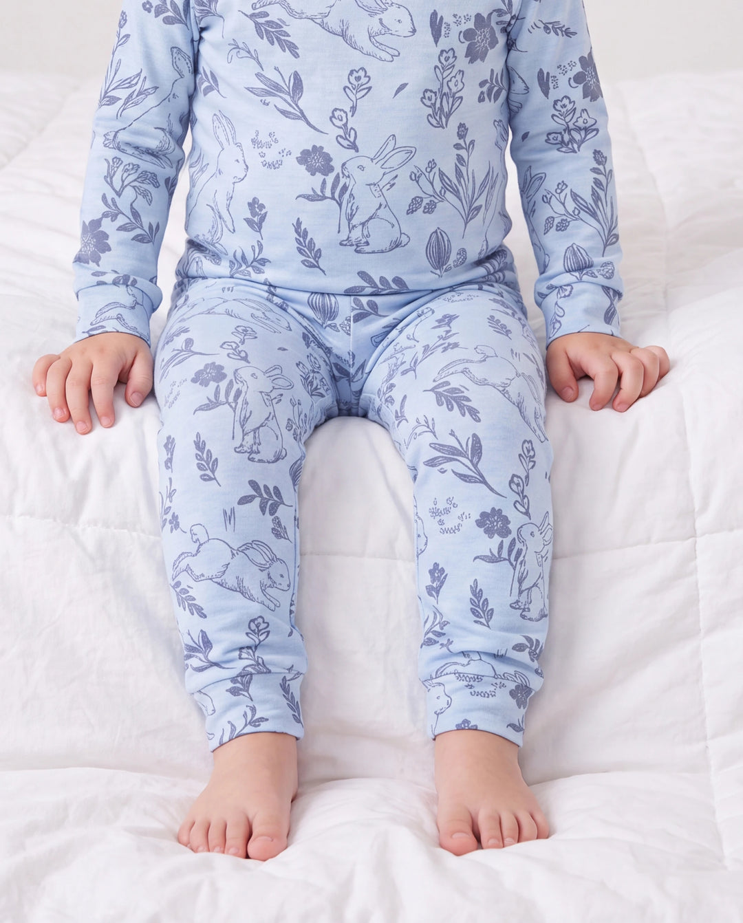 Kleinkind / Kinder 2-teiliger Pyjama mit Animal-Print ( eng anliegend ) blau