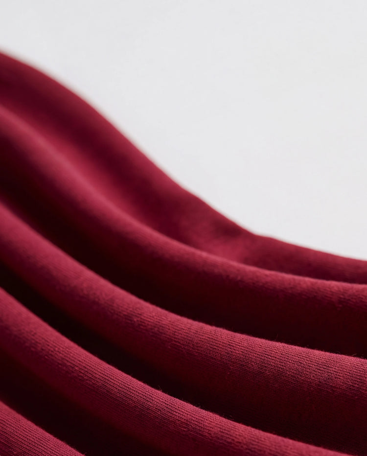 Pantalones casuales con bolsillos sólidos para bebé/niño pequeño, color rojo