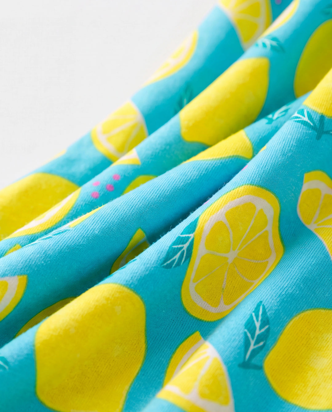 Fresh Market Baby Boy Lemon Shirt & Shorts Set Turquoise