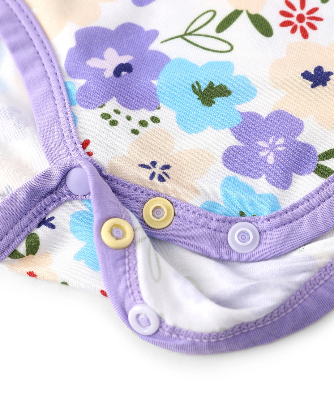 Bamboo Baby Boy/Girl 1pc Allover Print  Bodysuits  Purple