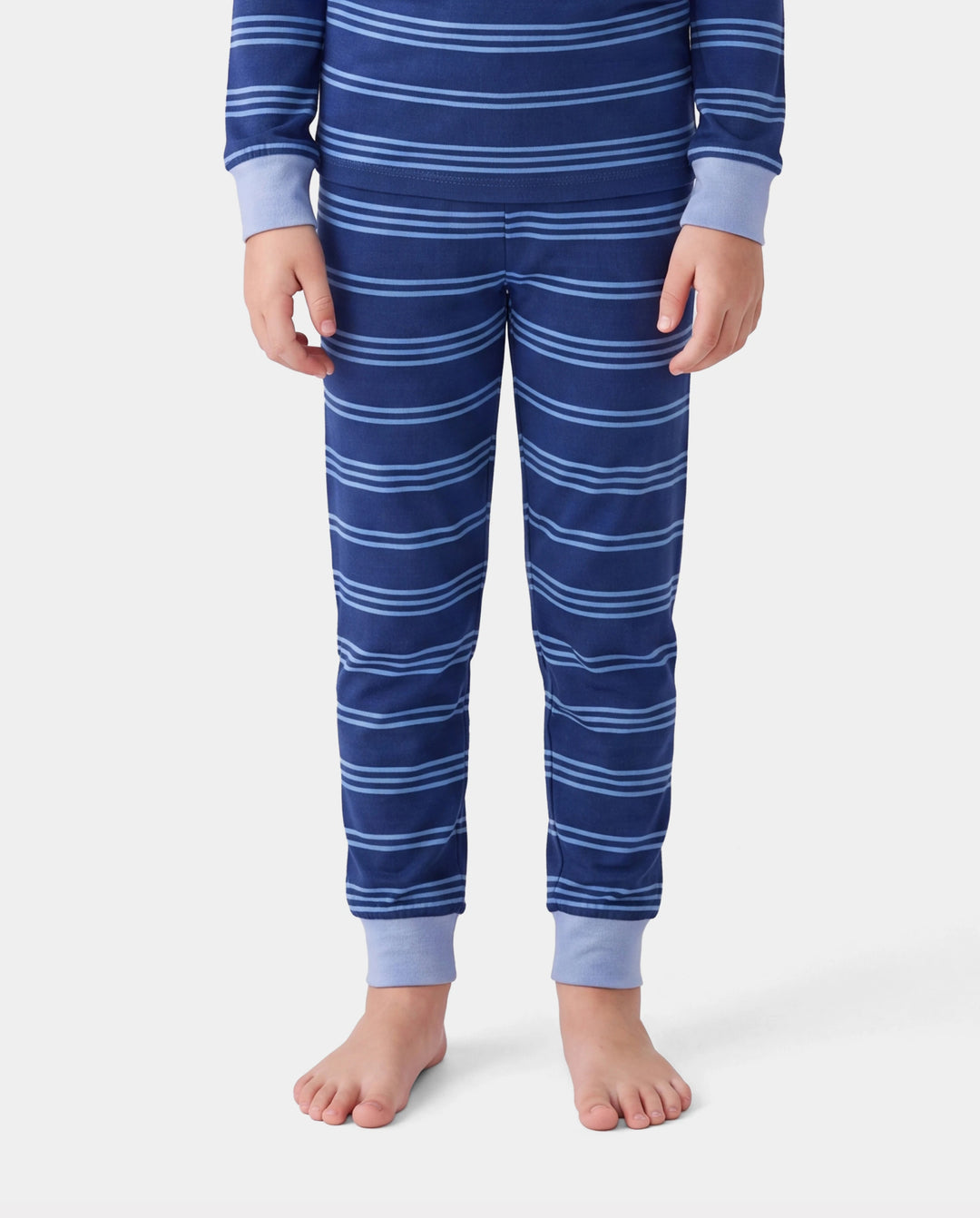 Christmas / Halloween Pajamas 2-piece Bamboo Pajamas Set With Playful Print for Toddler / Kids ( Snug-Fitting) Blue