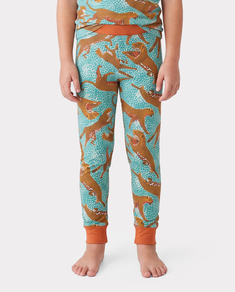 Pyjama de Noël/Halloween pour tout-petits/enfants Ensemble de pyjama 3 pièces en bambou Look 2 en 1 pour 4 saisons (ajustement parfait) Vert