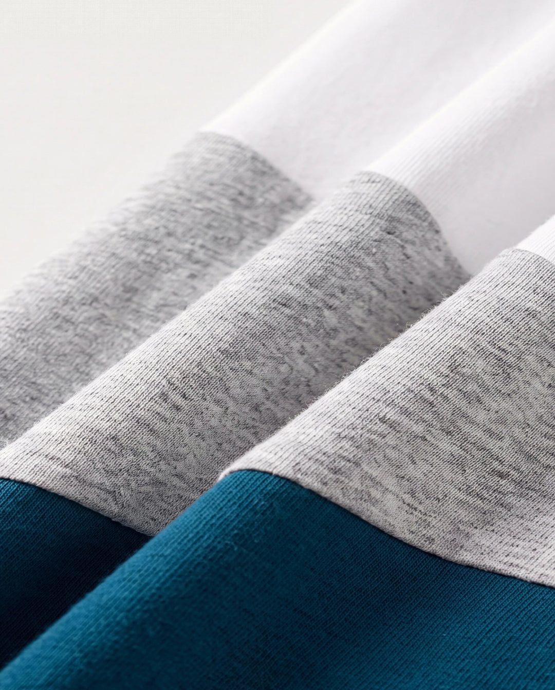 Ensembles de T-shirts à manches courtes colorblock Daddy & Son Azur