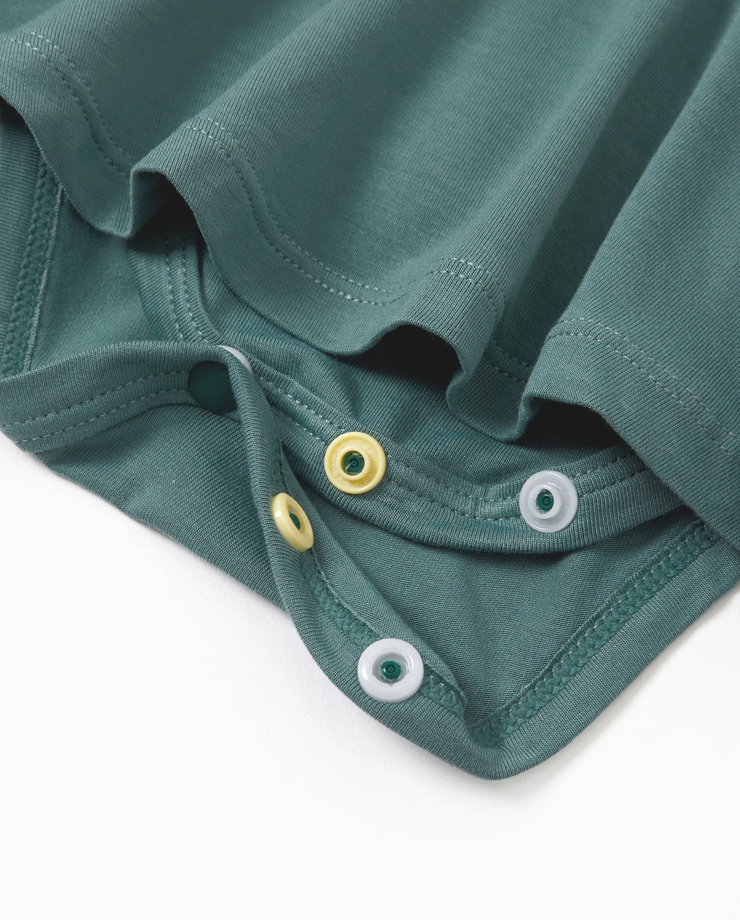 Bamboo Baby Girl Solid Color 3-Piece Rompers Set Green