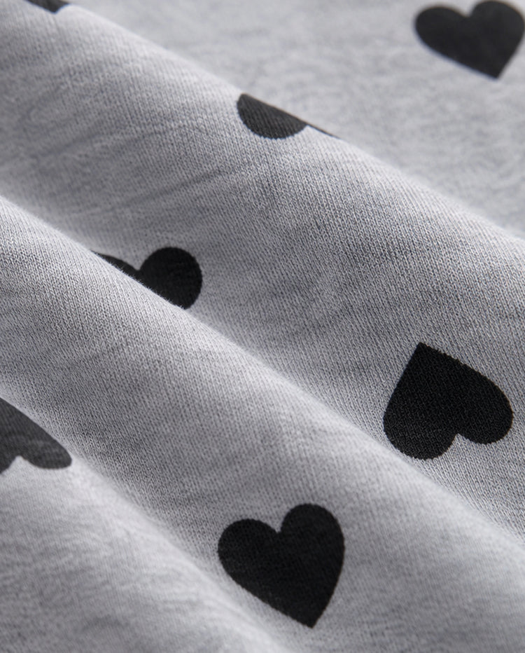Toddler/Kid Girl Elasticized Leggings Flecked Grey