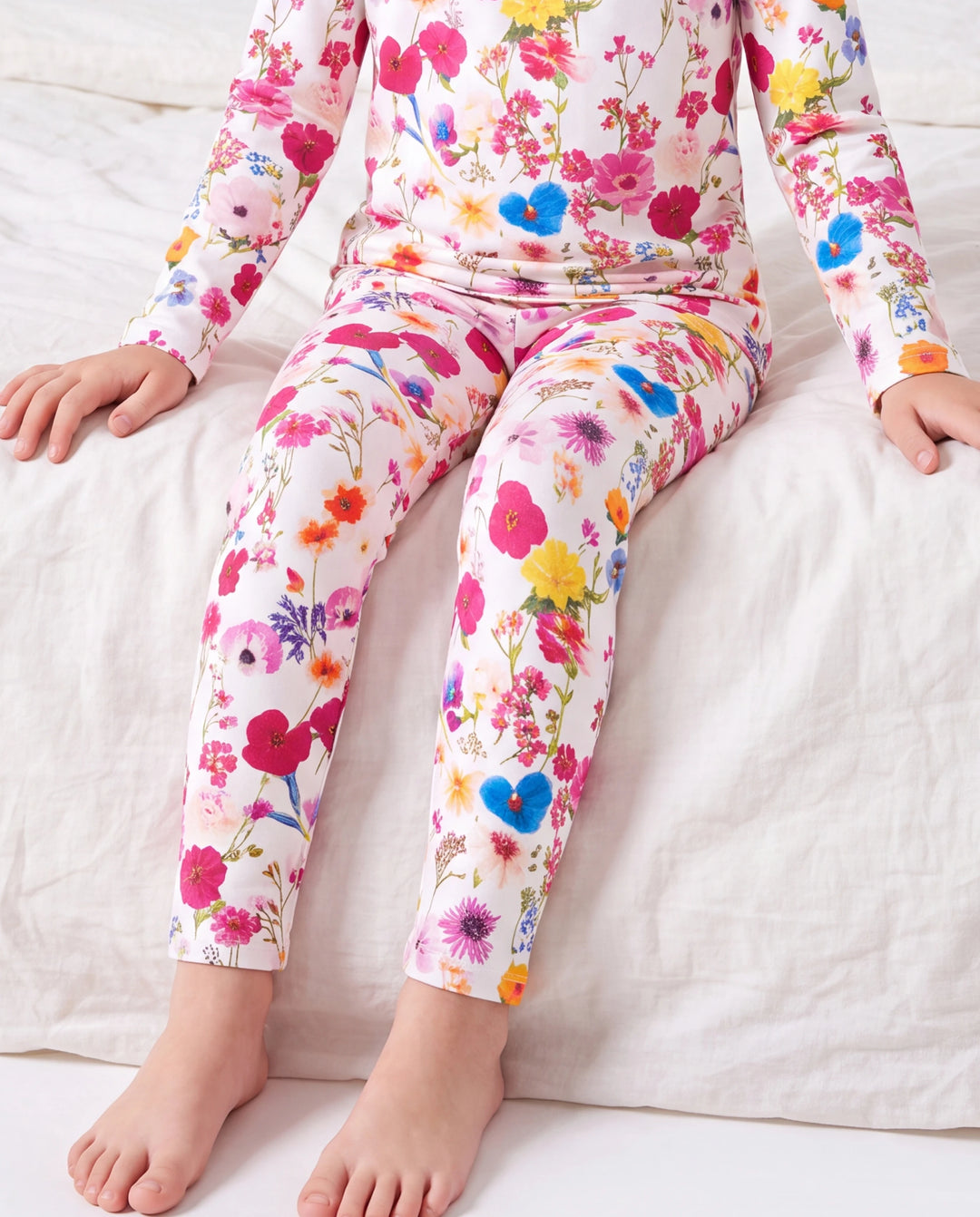 Pyjama d'Halloween pour tout-petits/enfants avec imprimé enfantin (1 pièce ajustée) Rose vif