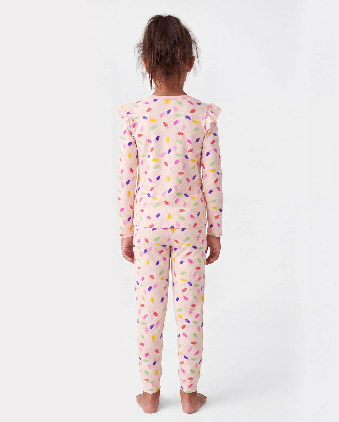 Kleinkind / Kinder Halloween Pyjama mit kindlichem Print (1-teilig eng anliegend) Mehrfarbig