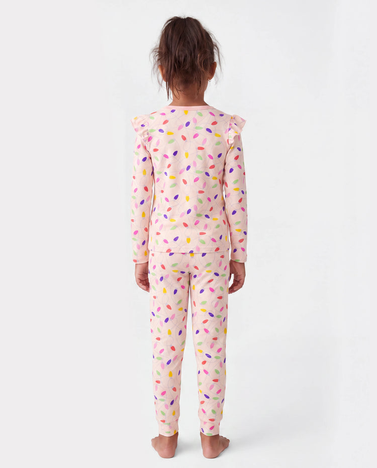 Kleinkind / Kinder Halloween Pyjama mit kindlichem Print (1-teilig eng anliegend) Mehrfarbig