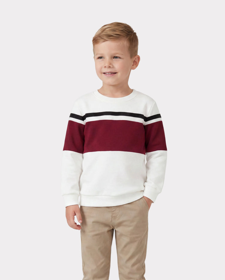 Conjuntos familiares a juego: sudadera de manga larga o vestido de tul con bordado de mariposas y hombros descubiertos color burdeos