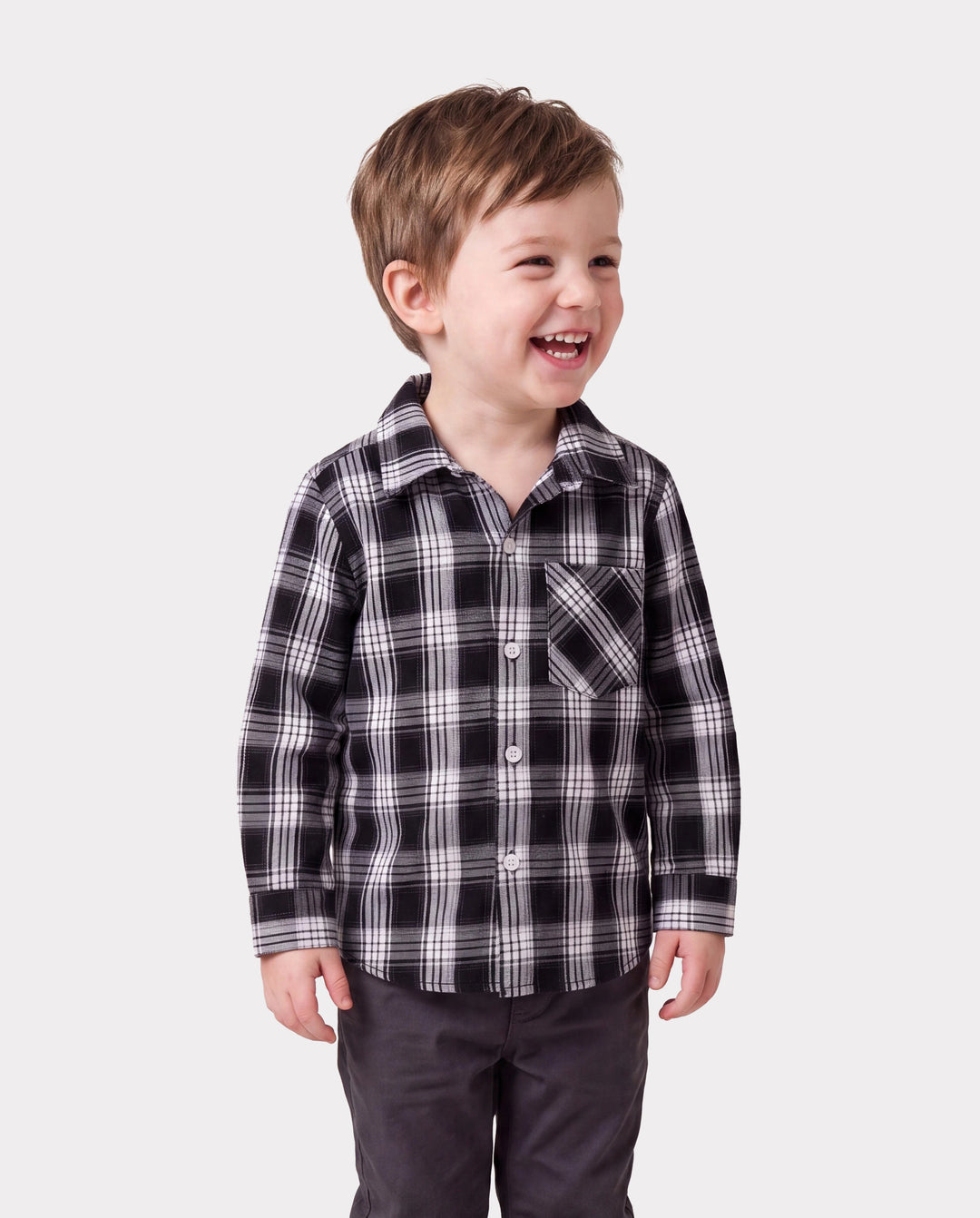 Conjuntos familiares a juego: sudadera de manga larga a cuadros en blanco y negro o vestido de terciopelo de manga corta con cinturón en color burdeos