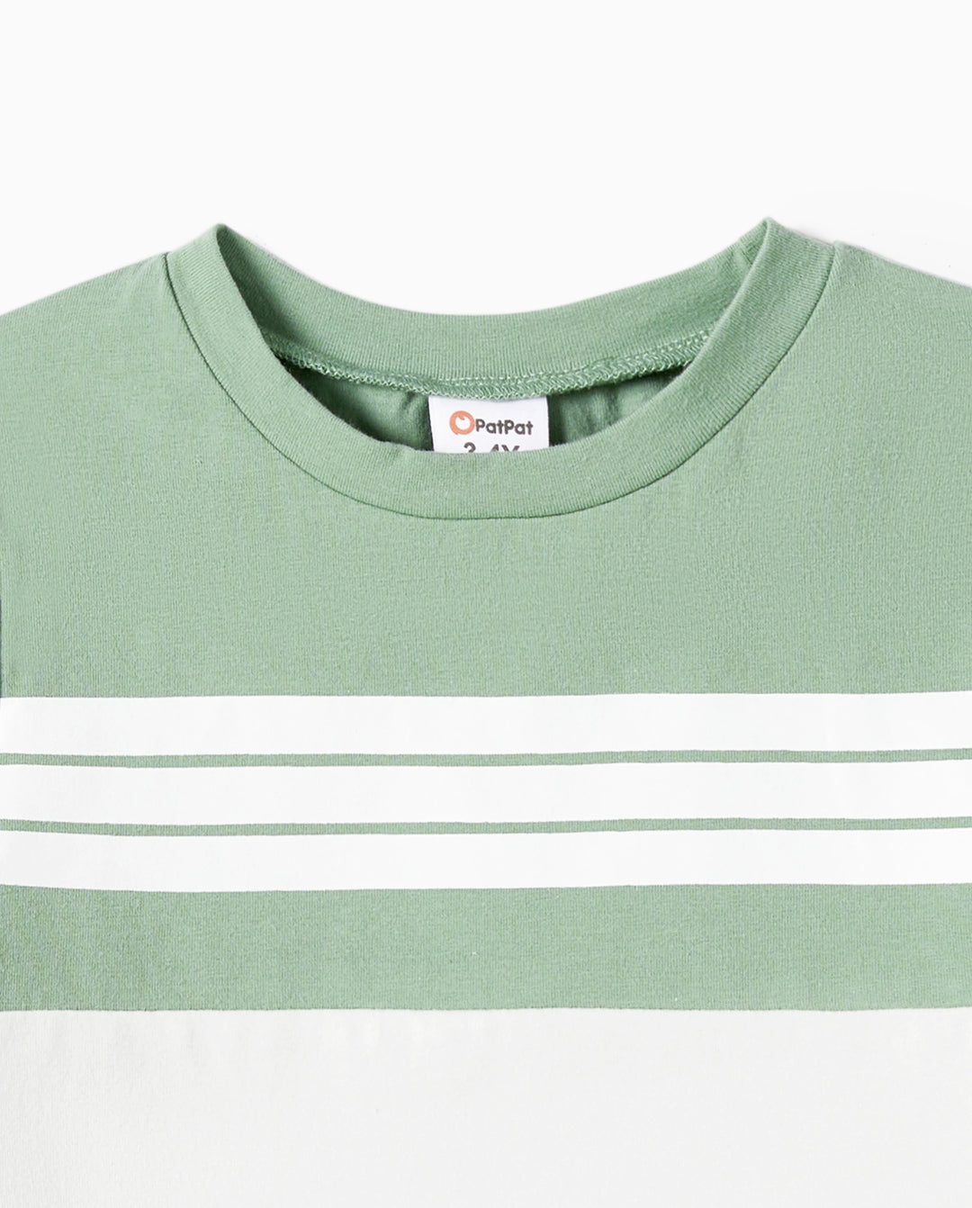 Papa & Sohn Elegante Gebrochene Blumen Passende T-Shirt Outfits für Familie, Mittlere Dicke Grün