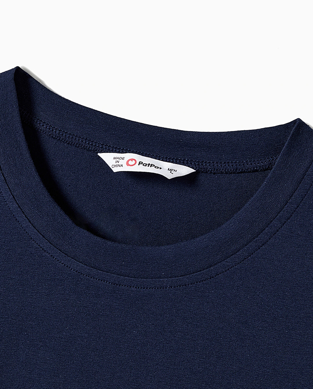 Daddy and Me Family Matching Casual Dress or T-Shirt, Solid Color, Fabric Stitching royalblue