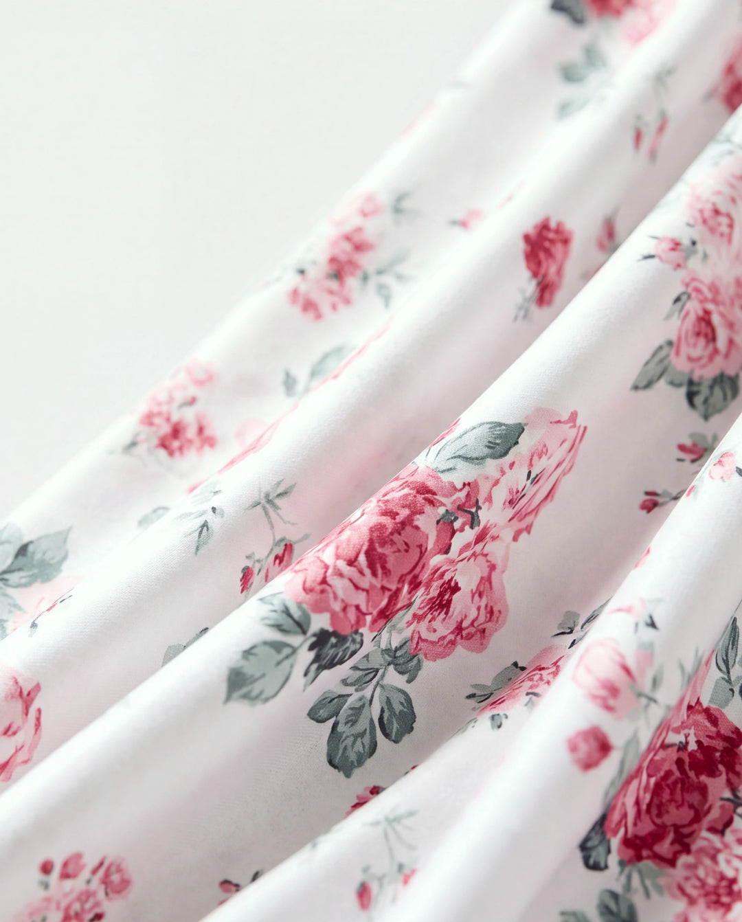 Mommy and Me Family Matching Outfits Set Solid Color Short-sleeve Polo Collar Shirt or Flower Print Hollow out Dress  Pink