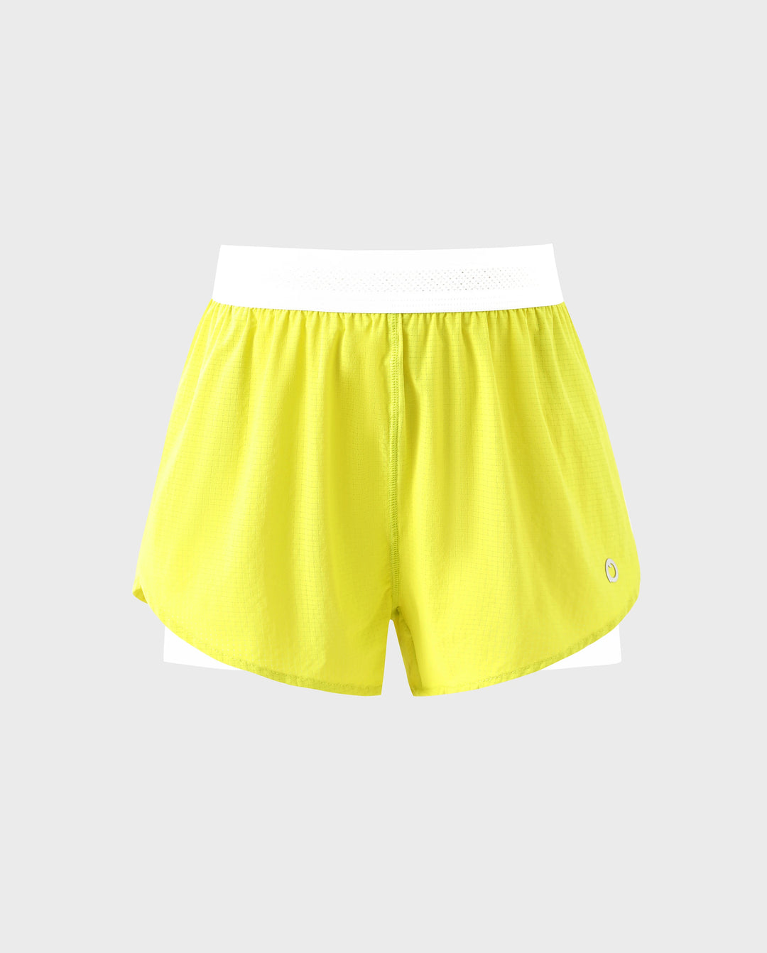PatPat Lightflow Activewear Short de sport ultra léger à séchage rapide pour fille avec doublure en viscose de bambou Jaune