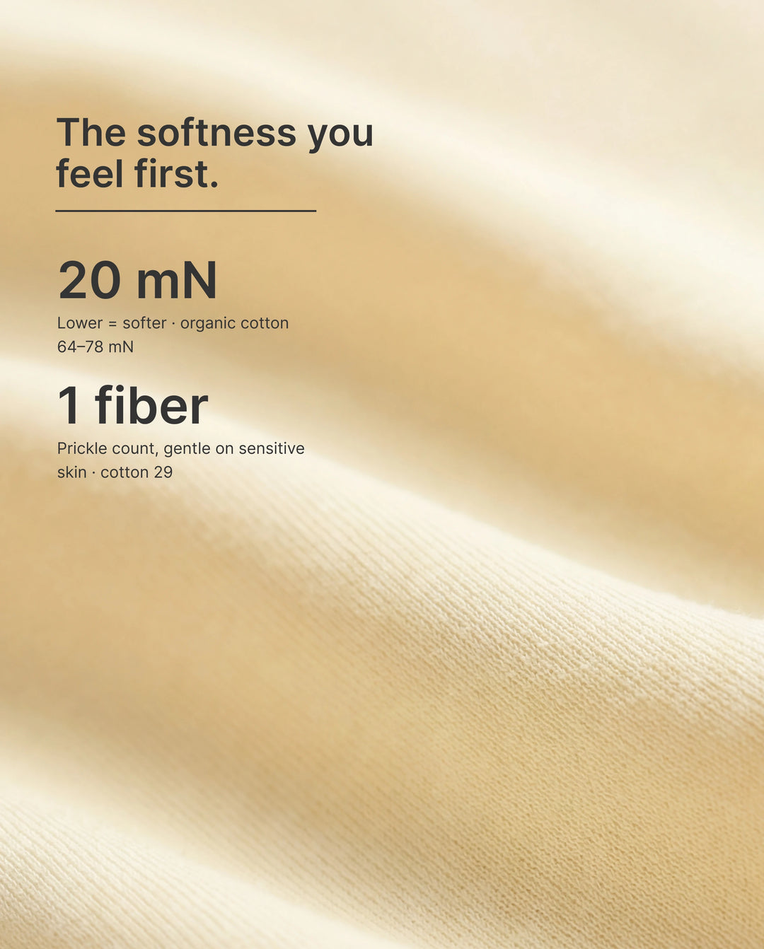 Conjunto de 4 piezas de mameluco de modal de color liso para bebé niño/niña, amarillo pálido