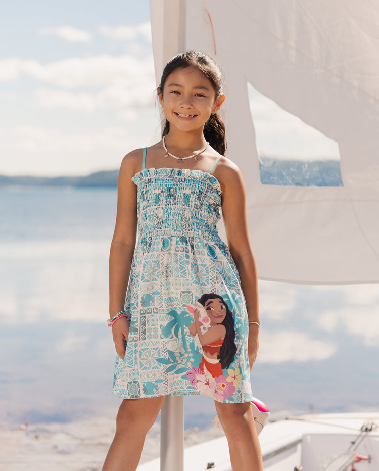 Disney Moana Family Matching Island Print Tees and Dresses