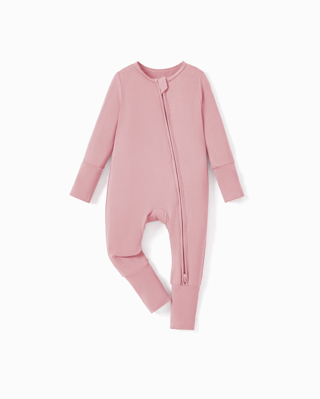 Kinder Baby / Mädchen Bambus Pyjama mit kindlichem Aufdruck (eng anliegend) rosa