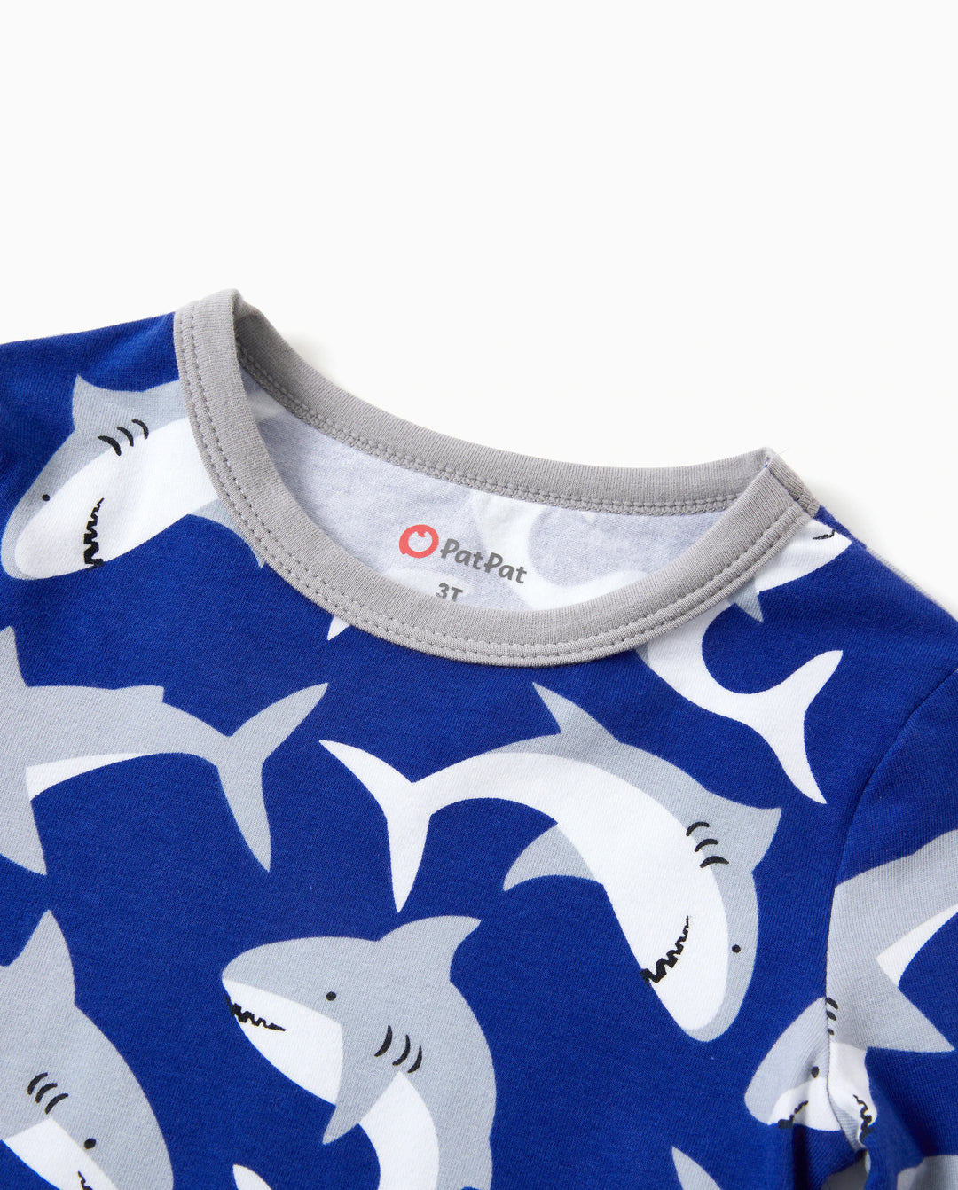 Halloween Pajamas Set with Childlike Print 2-piece Snug fit Organic Cotton Pajamas for Toddler / Kids Girls / Boys Deep Blue