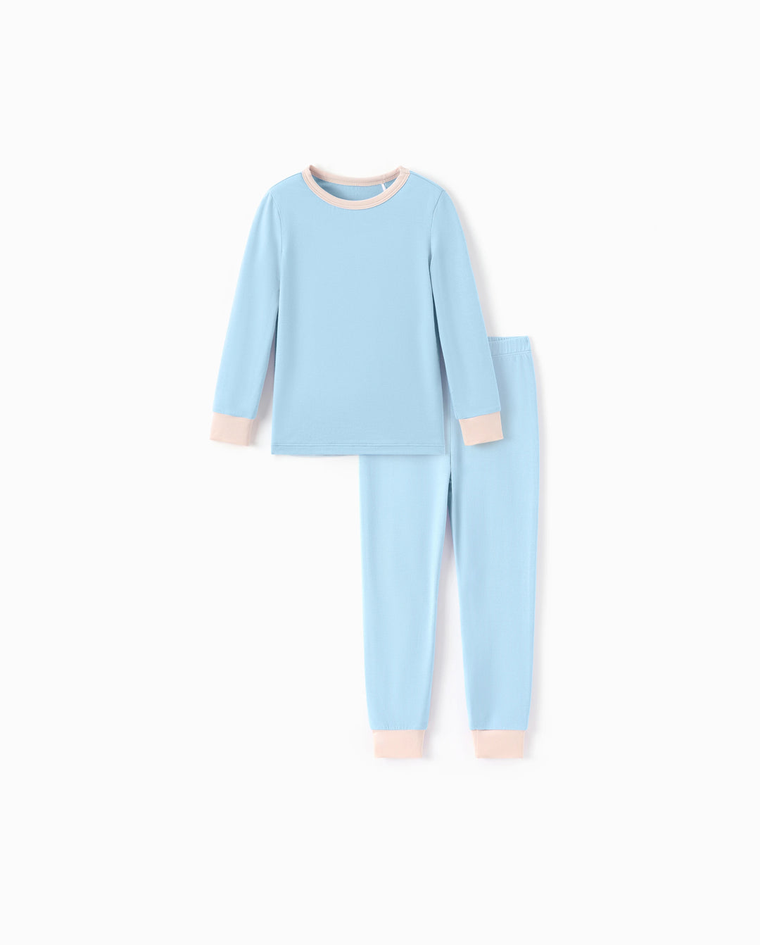 Conjunto de pijama de 2 piezas de Tencel Modal para bebé, niña/niño (ajustado), verde claro