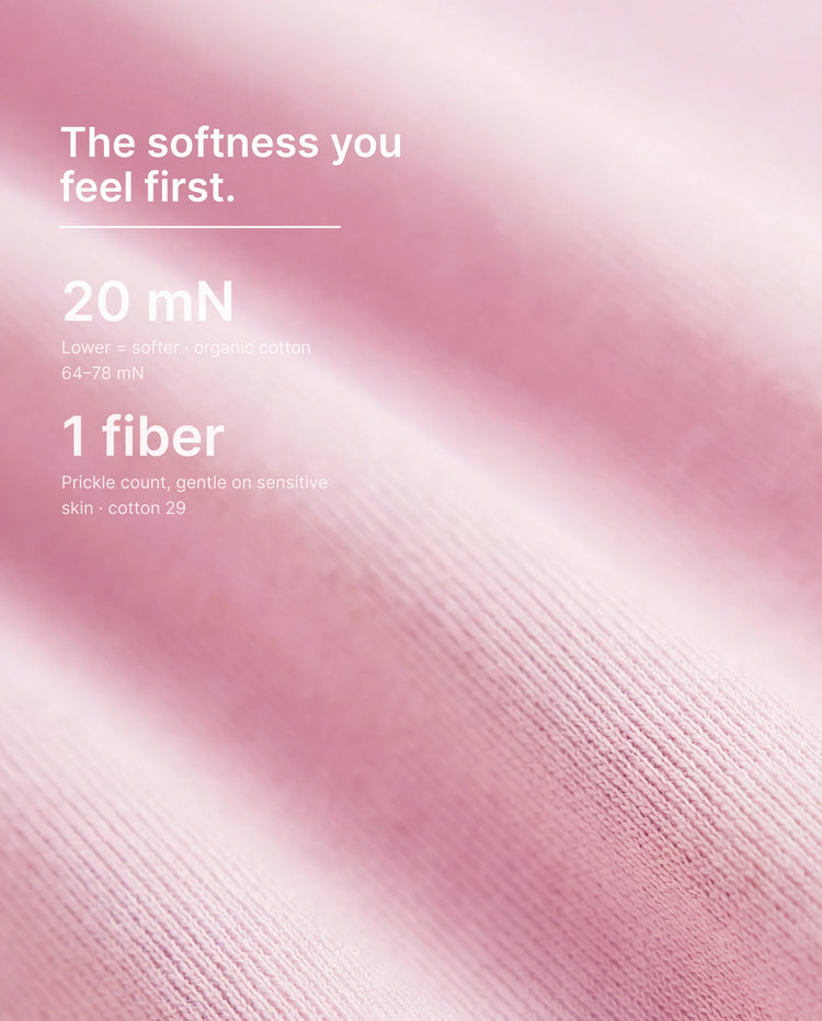 Ensemble 4 pièces barboteuses en modal de couleur unie pour bébé garçon/fille, rose