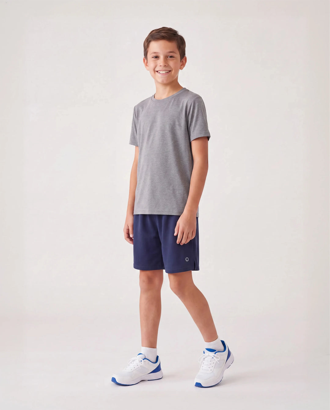 PatPat Rapidair Activewear™ Kid Boy Athletic Quick Dry Atmungsaktive Shorts mit Taschen tiefblau