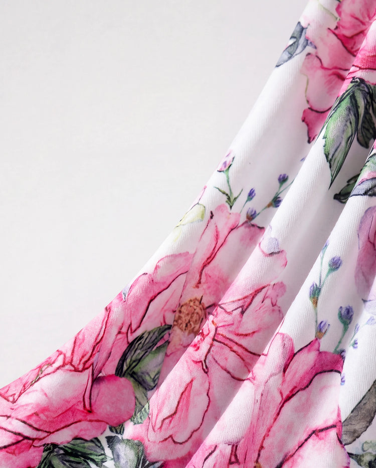 2 STÜCKE Kindliches Kleinkind Mädchen Blume Hyper-Tactile Design Set rosa