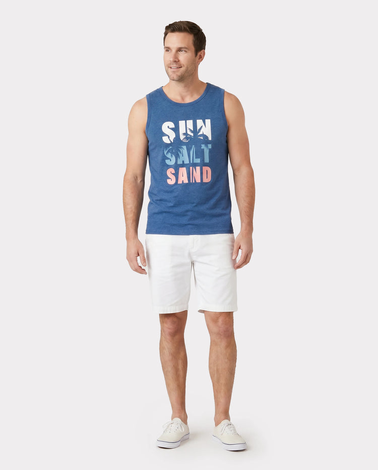 Family Matching Sets Blue Tank Top or Flowy A-Line Tank Dress with Pockets Blue