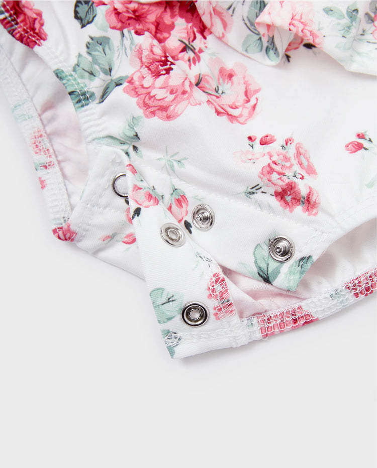 Mommy and Me Family Matching Outfits Set Solid Color Short-sleeve Polo Collar Shirt or Flower Print Hollow out Dress  Pink