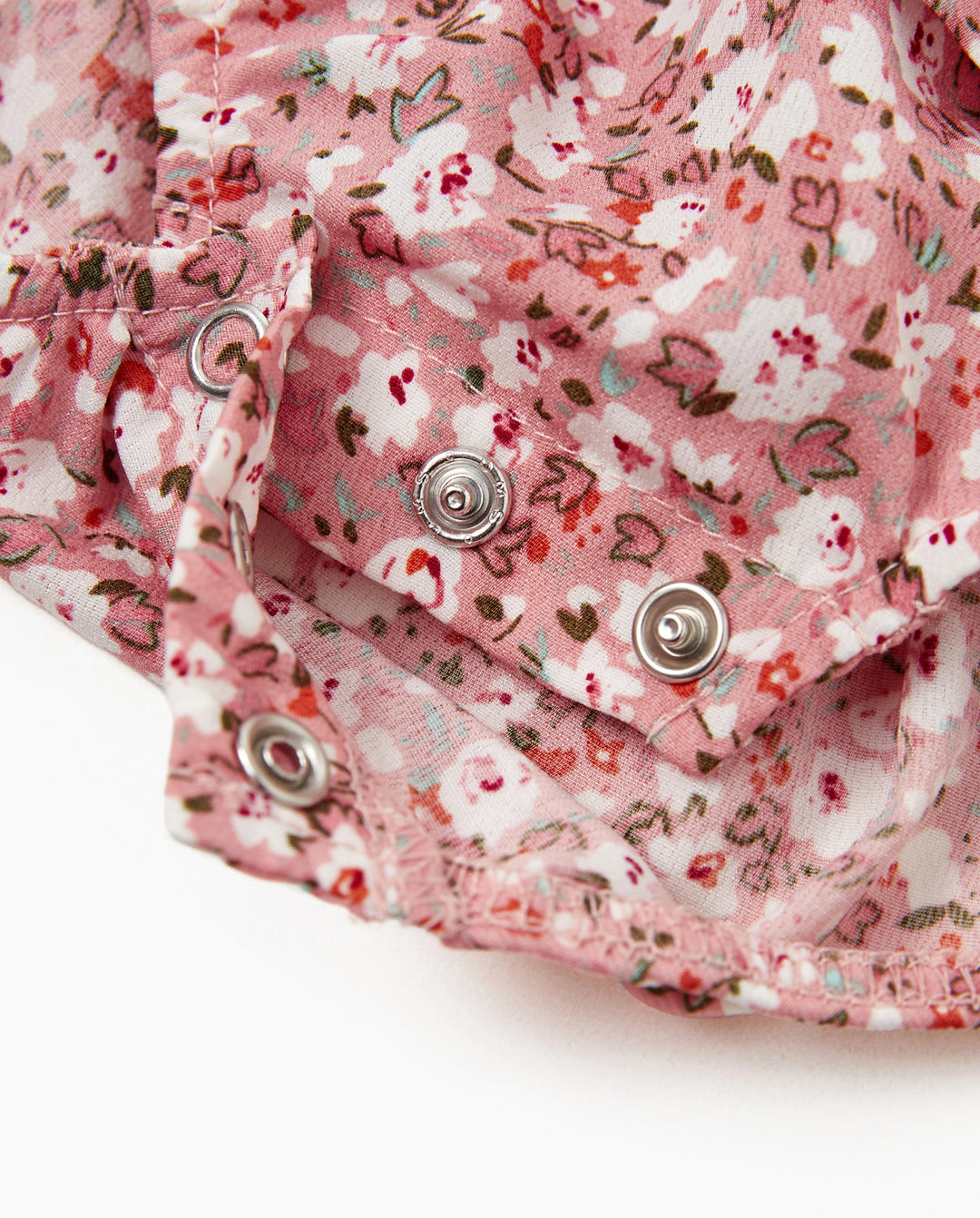 Conjunto de Papá y Hija Camiseta de algodón azul con bloques de color o vestido con fruncido floral y mangas abullonadas Rosa