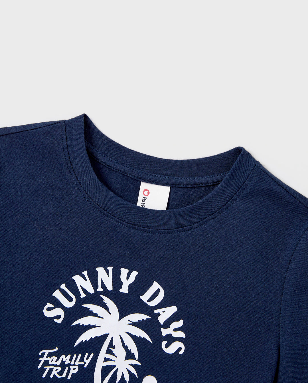 Conjunto de Camiseta y Vestido de Algodón Daddy & Son – Estampado de Palmeras Días Soleados para Papá, Mamá, Bebé y Niño Pequeño, Perfecto para Vacaciones de Verano y Salidas Familiares Azul Tibetano